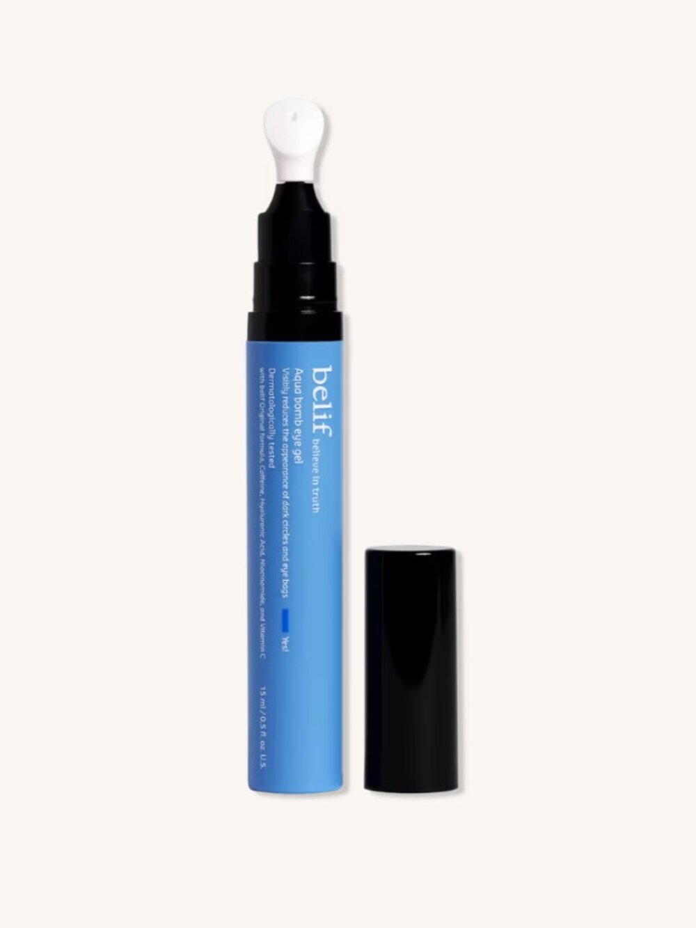 New Belif Aqua Bomb Depuffing Eye Gel with Caffeine + Hyaluronic Acid